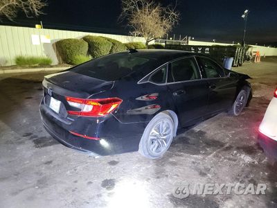 Trzecie zdjęcie samochodu z tyłu: 2021 HONDA ACCORD HYBRID VIN:1HGCV3F17MA017640 - miniatura