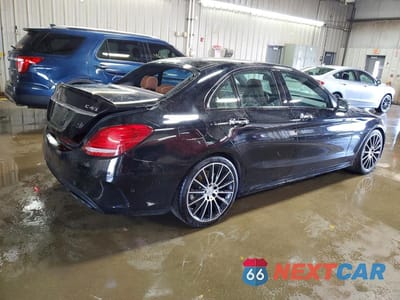 Trzecie zdjęcie samochodu z tyłu: 2017 MERCEDES-BENZ C 43 4MATIC AMG VIN:55SWF6EB8HU201310 - miniatura