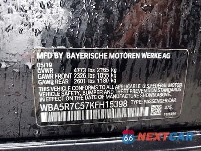 Zdjęcie 13 z 13 samochodu: 2019 BMW 330XI VIN:WBA5R7C57KFH15398 - miniatura