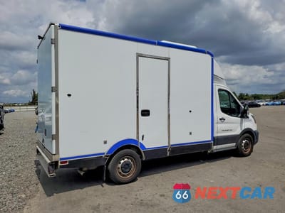 Trzecie zdjęcie samochodu z tyłu: 2020 FORD TRANSIT DELIVERY TRUCK VIN:1FDBW5Z84LKB80326 - miniatura