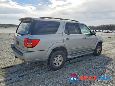 Trzecie zdjęcie samochodu z tyłu: 2001 TOYOTA SEQUOIA LIMITED VIN:5TDZT38A01S004674 - miniatura