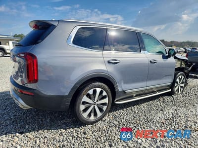 Trzecie zdjęcie samochodu z tyłu: 2021 KIA TELLURIDE EX VIN:5XYP34HC2MG143740 - miniatura