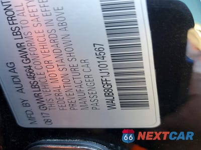 Zdjęcie 14 z 14 samochodu: 2018 AUDI A3 PREMIUM VIN:WAUB8GFF1J1014567 - miniatura