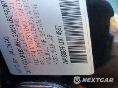 Zdjęcie 14 z 14 samochodu: 2018 AUDI A3 PREMIUM VIN:WAUB8GFF1J1014567 - miniatura
