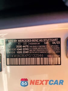 Zdjęcie 12 z 12 samochodu: 2023 MERCEDES-BENZ C 300 VIN:W1KWJ8DBXPG132546 - miniatura
