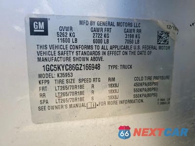 Zdjęcie 13 z 13 samochodu: 2016 CHEVROLET SILVERADO K3500 VIN:1GC5KYC86GZ166948 - miniatura