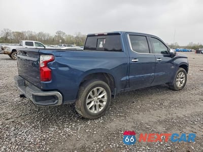 Trzecie zdjęcie samochodu z tyłu: 2020 CHEVROLET SILVERADO K1500 LTZ VIN:3GCUYGED8LG359076 - miniatura