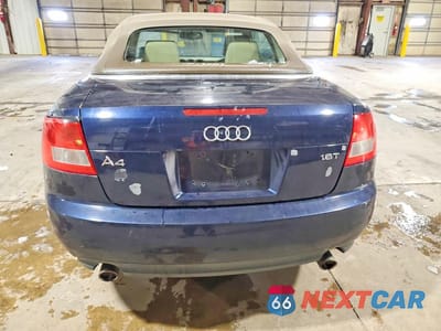 Zdjęcie 6 z 11 samochodu: 2006 AUDI A4 1.8 CABRIOLET VIN:WAUAC48HX6K011174 - miniatura