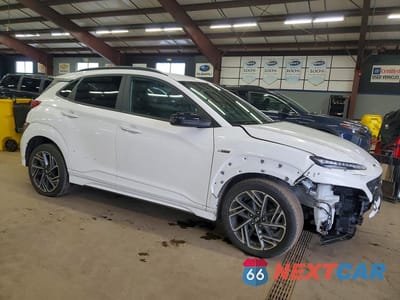 Czwarte zdjęcie samochodu z boku: 2022 HYUNDAI KONA N LINE VIN:KM8K3CA30NU771709 - miniatura