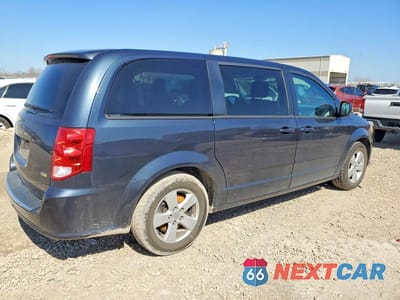 Trzecie zdjęcie samochodu z tyłu: 2013 DODGE GRAND CARAVAN SE VIN:2C4RDGBGXDR735501 - miniatura
