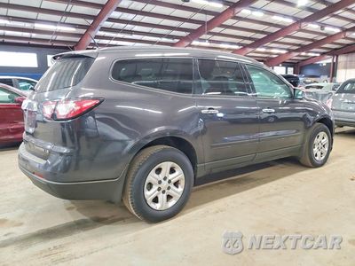 Trzecie zdjęcie samochodu z tyłu: 2016 CHEVROLET TRAVERSE LS VIN:1GNKVFED6GJ165880 - miniatura
