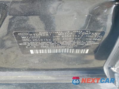 Zdjęcie 12 z 12 samochodu: 2022 HYUNDAI SONATA LIMITED VIN:KMHL34J26NA227301 - miniatura