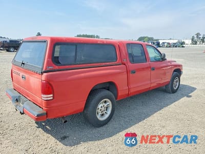Trzecie zdjęcie samochodu z tyłu: 2000 DODGE DAKOTA QUAD VIN:1B7GL2ANXYS658341 - miniatura