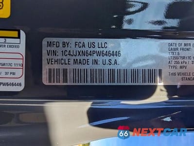 Zdjęcie 10 z 10 samochodu: 2023 JEEP WRANGLER 4XE VIN:1C4JJXN64PW646446 - miniatura