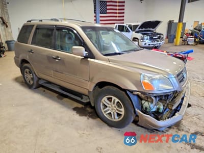 Czwarte zdjęcie samochodu z boku: 2004 HONDA PILOT EXL VIN:2HKYF185X4H525857 - miniatura
