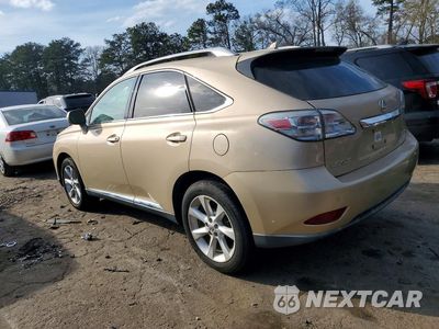 Drugie zdjęcie samochodu z przodu: 2010 LEXUS RX 350 BASE VIN:2T2ZK1BA6AC023783 - miniatura