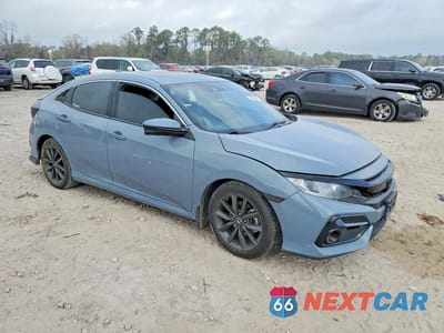 Czwarte zdjęcie samochodu z boku: 2021 HONDA CIVIC EX VIN:SHHFK7H69MU219261 - miniatura