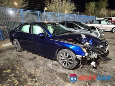 Czwarte zdjęcie samochodu z boku: 2021 AUDI A4 PREMIUM 40 VIN:WAUABAF49MA086243 - miniatura