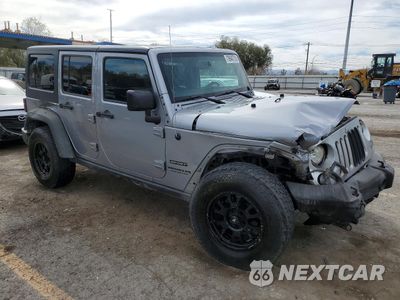 Czwarte zdjęcie samochodu z boku: 2014 JEEP WRANGLER UNLIMITED SPORT VIN:1C4BJWDG2EL269543 - miniatura