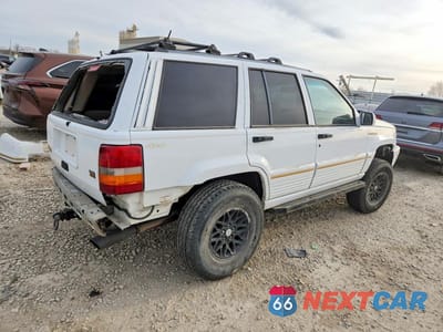 Trzecie zdjęcie samochodu z tyłu: 1995 JEEP GRAND CHEROKEE LIMITED VIN:1J4GZ78Y7SC715991 - miniatura