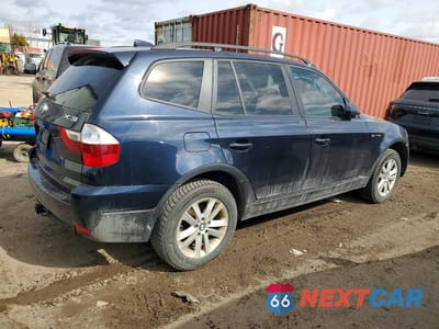 Trzecie zdjęcie samochodu z tyłu: 2007 BMW X3 3.0I VIN:WBXPC73407WE50080 - miniatura