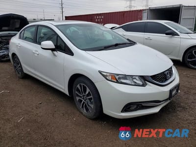 Czwarte zdjęcie samochodu z boku: 2013 HONDA CIVIC EXL VIN:19XFB2F92DE005347 - miniatura
