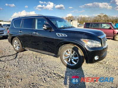 Czwarte zdjęcie samochodu z boku: 2011 INFINITI QX56 VIN:JN8AZ2NE1B9002496 - miniatura