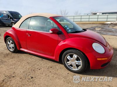 Czwarte zdjęcie samochodu z boku: 2007 VOLKSWAGEN NEW BEETLE CONVERTIBLE OPTION PACKAGE 1 VIN:3VWRF31Y67M417025 - miniatura