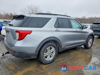 Trzecie zdjęcie samochodu z tyłu: 2020 FORD EXPLORER XLT VIN:1FMSK8DH2LGB33710 - miniatura