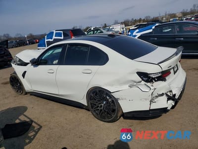 Drugie zdjęcie samochodu z przodu: 2024 BMW M3 COMPETITION VIN:WBS43AY0XRFT23767 - miniatura