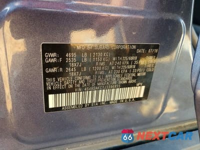Zdjęcie 13 z 13 samochodu: 2018 SUBARU OUTBACK 2.5I LIMITED VIN:4S4BSAKC1J3396855 - miniatura