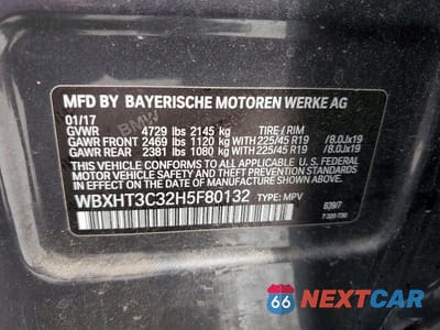 Zdjęcie 14 z 14 samochodu: 2017 BMW X1 XDRIVE28I VIN:WBXHT3C32H5F80132 - miniatura