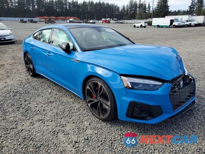 Czwarte zdjęcie samochodu z boku: 2021 AUDI S5 PRESTIGE VIN:WAUB4DF50MA004621 - miniatura