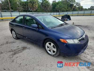 Czwarte zdjęcie samochodu z boku: 2006 HONDA CIVIC EX VIN:1HGFA15876L001358 - miniatura