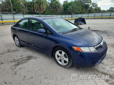 Czwarte zdjęcie samochodu z boku: 2006 HONDA CIVIC EX VIN:1HGFA15876L001358 - miniatura