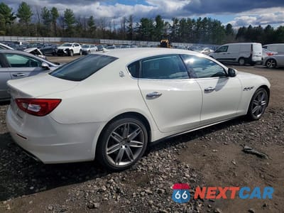 Trzecie zdjęcie samochodu z tyłu: 2017 MASERATI QUATTROPORTE S VIN:ZAM56RRA4H1230081 - miniatura