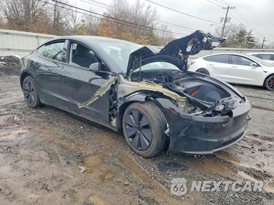 Czwarte zdjęcie samochodu z boku: 2026 TESLA MODEL 3 VIN:5YJ3E1EB9TF118715 - miniatura