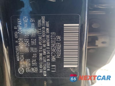 Zdjęcie 12 z 12 samochodu: 2017 HYUNDAI ACCENT SE VIN:KMHCT5AE2HU312719 - miniatura