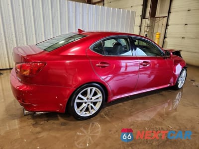 Trzecie zdjęcie samochodu z tyłu: 2007 LEXUS IS 350 BASE VIN:JTHBE262X75013090 - miniatura