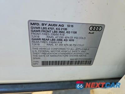 Zdjęcie 13 z 13 samochodu: 2016 AUDI Q3 PREMIUM PLUS VIN:WA1BFCFS7GR008601 - miniatura