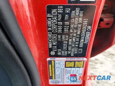 Zdjęcie 12 z 12 samochodu: 2017 KIA RIO LX VIN:KNADM4A36H6062661 - miniatura