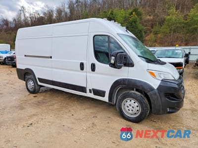 Czwarte zdjęcie samochodu z boku: 2023 RAM PROMASTER 2500 HIGH ROOF DELIVERY VAN VIN:3C6LRVDG0PE569978 - miniatura