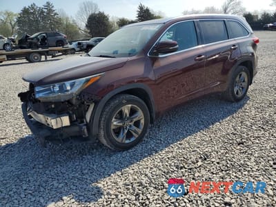 2019 TOYOTA HIGHLANDER LIMITED PLATINUM 5TDDZRFH6KS966071 - główne zdjęcie licytacji z USA - miniatura