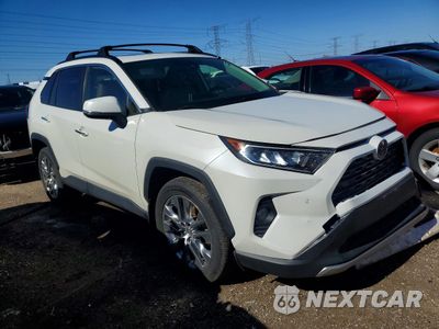 Czwarte zdjęcie samochodu z boku: 2019 TOYOTA RAV4 LIMITED VIN:JTMN1RFV3KD006140 - miniatura