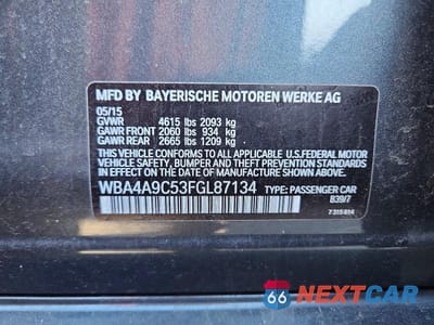 Zdjęcie 12 z 12 samochodu: 2015 BMW 428 I GRAN COUPE SULEV VIN:WBA4A9C53FGL87134 - miniatura