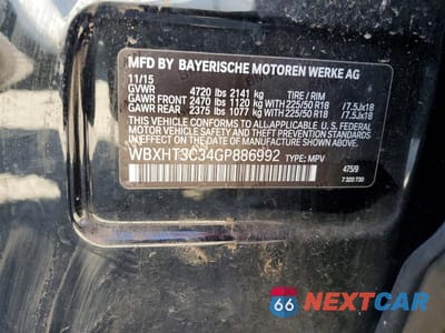 Zdjęcie 13 z 13 samochodu: 2016 BMW X1 XDRIVE28I VIN:WBXHT3C34GP886992 - miniatura