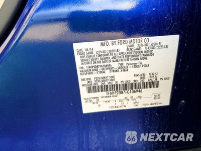 Zdjęcie 12 z 12 samochodu: 2015 FORD TAURUS SE VIN:1FAHP2D87FG106946 - miniatura