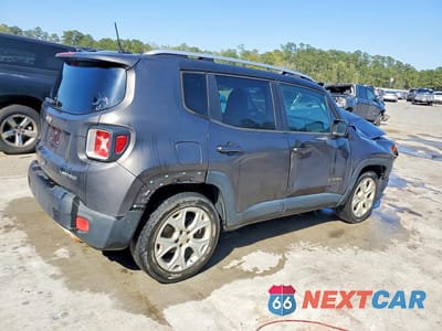 Trzecie zdjęcie samochodu z tyłu: 2018 JEEP RENEGADE LIMITED VIN:ZACCJADB5JPG86236 - miniatura