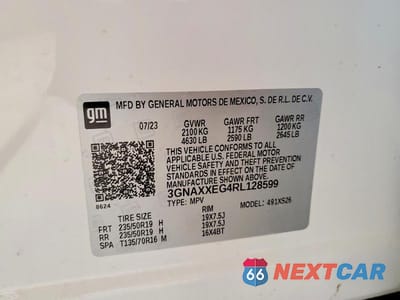 Zdjęcie 13 z 13 samochodu: 2024 CHEVROLET EQUINOX PREMIER VIN:3GNAXXEG4RL128599 - miniatura
