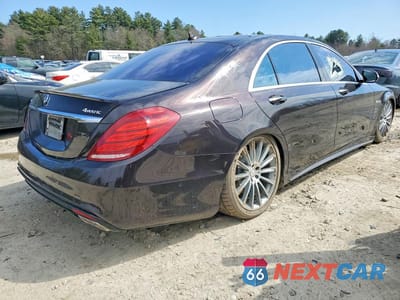 Trzecie zdjęcie samochodu z tyłu: 2015 MERCEDES-BENZ S 550 4MATIC VIN:WDDUG8FB0FA079523 - miniatura
